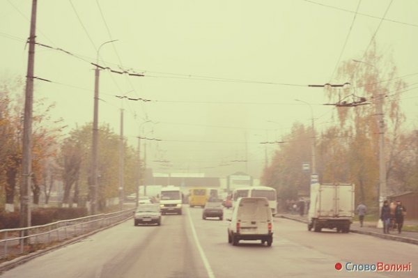 Луцьк в тумані. ФОТО